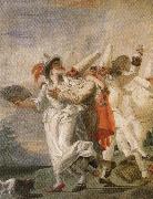 Pulcinella in Love Giambattista Tiepolo